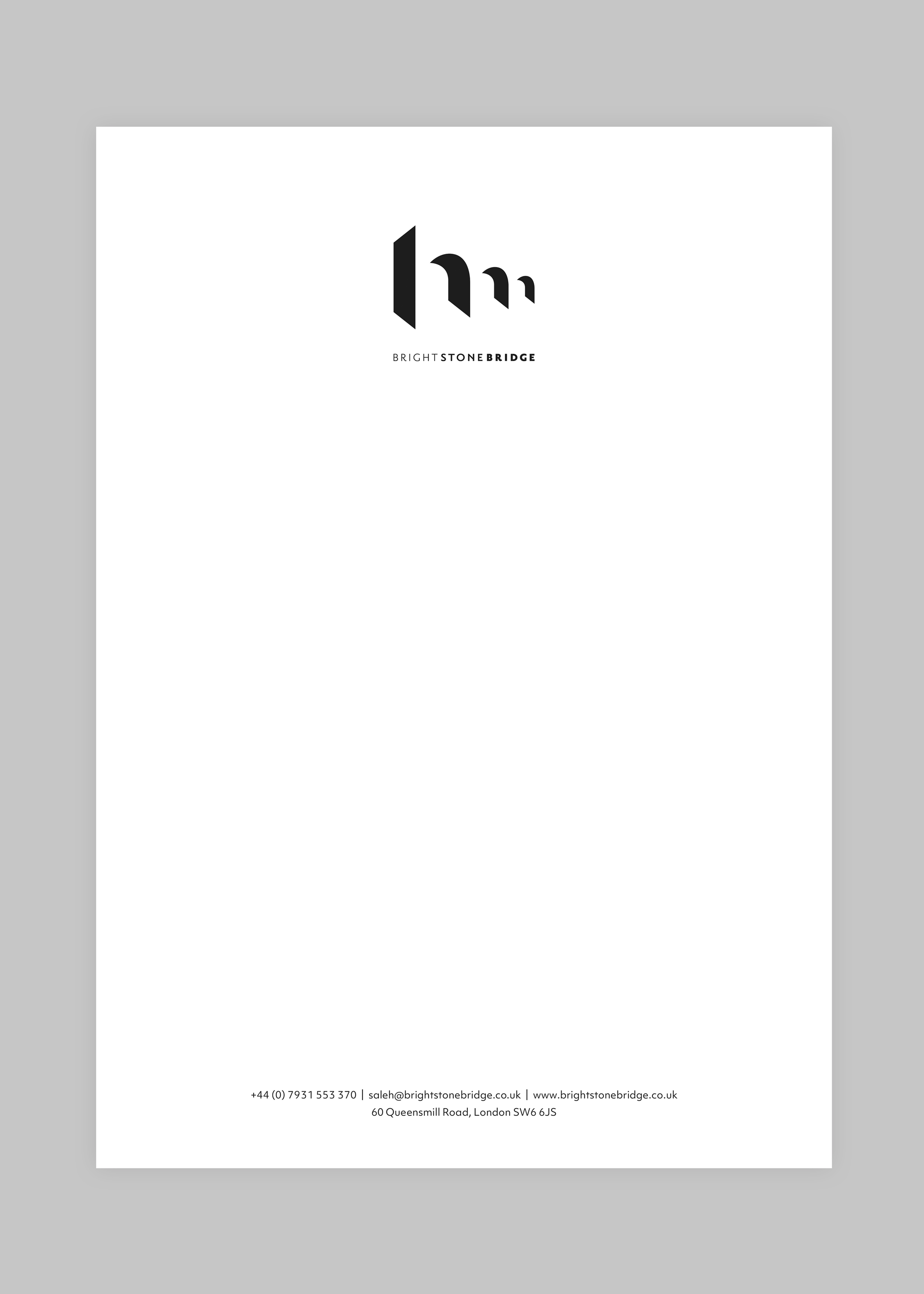 Brightstonebridge letterhead