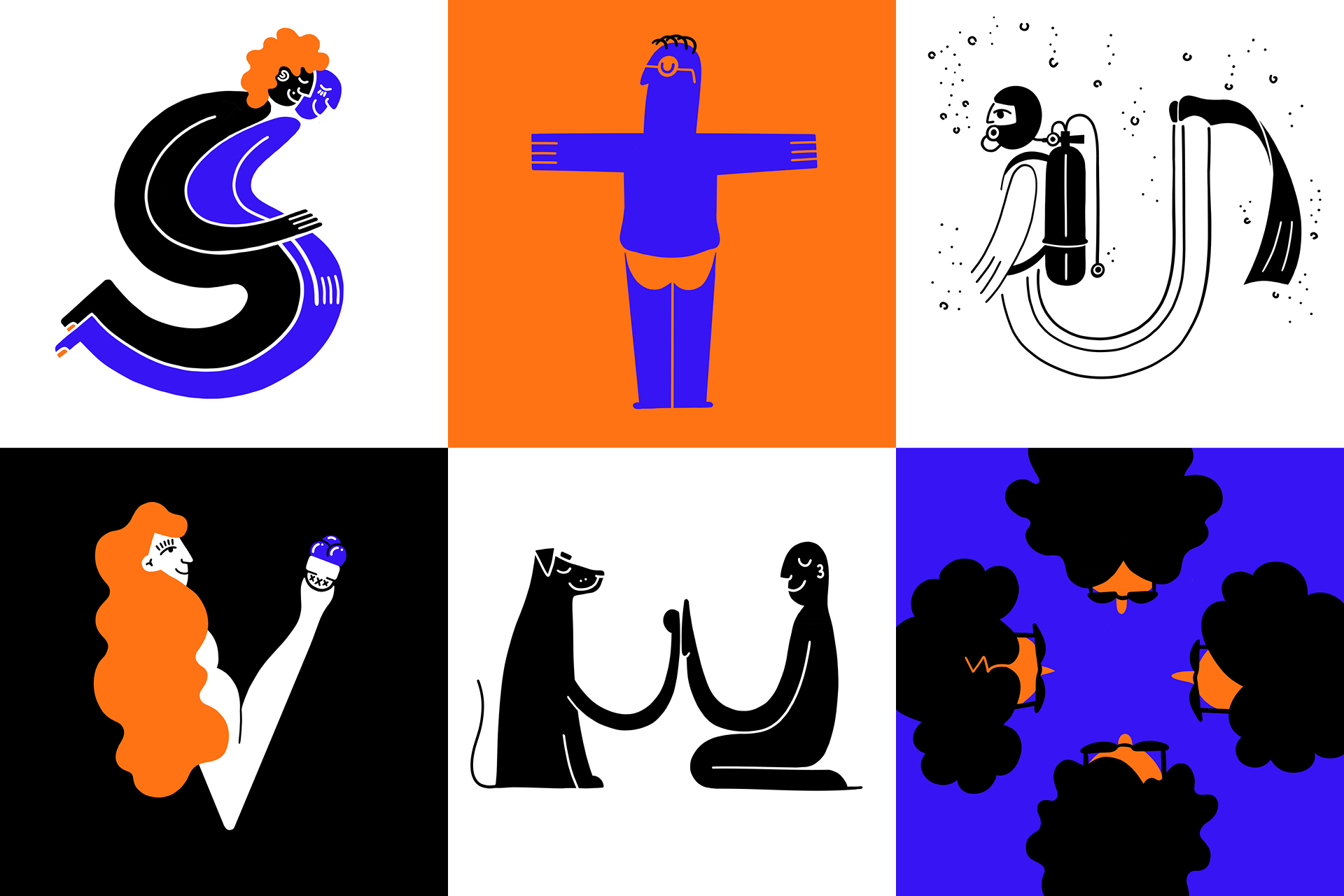 Illustrating the 36 glyphs of the alphabet for 36 Days of Type edition 8