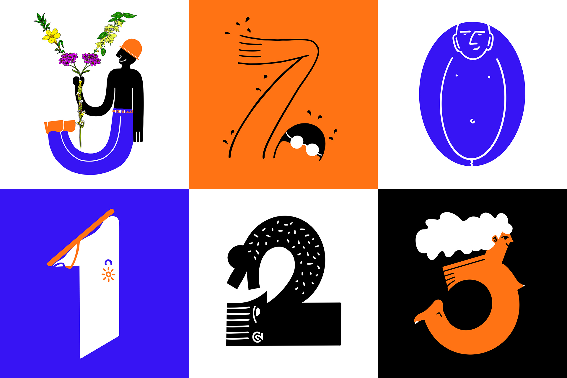 Illustrating the 36 glyphs of the alphabet for 36 Days of Type edition 8