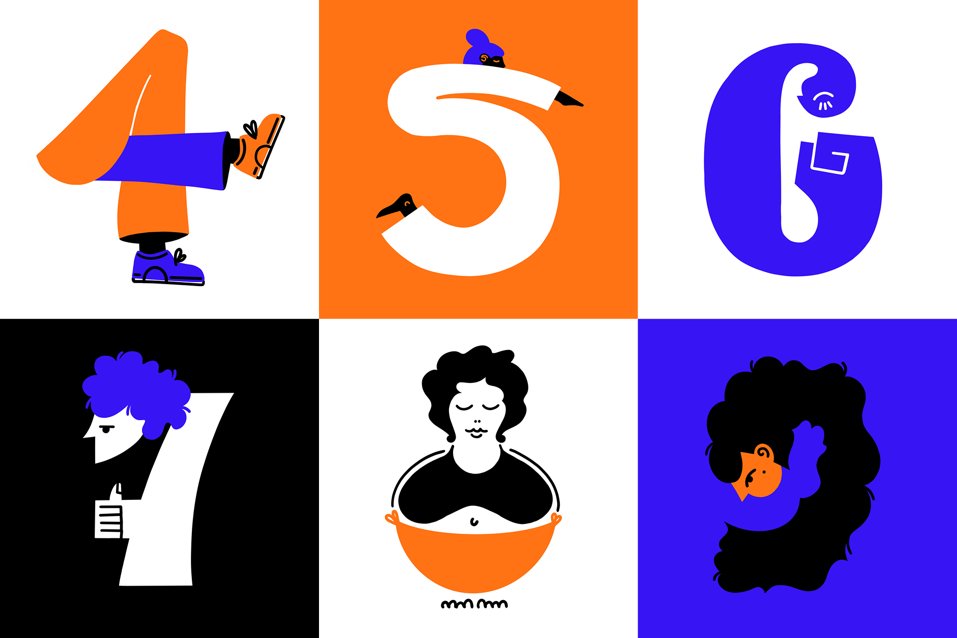 Illustrating the 36 glyphs of the alphabet for 36 Days of Type edition 8