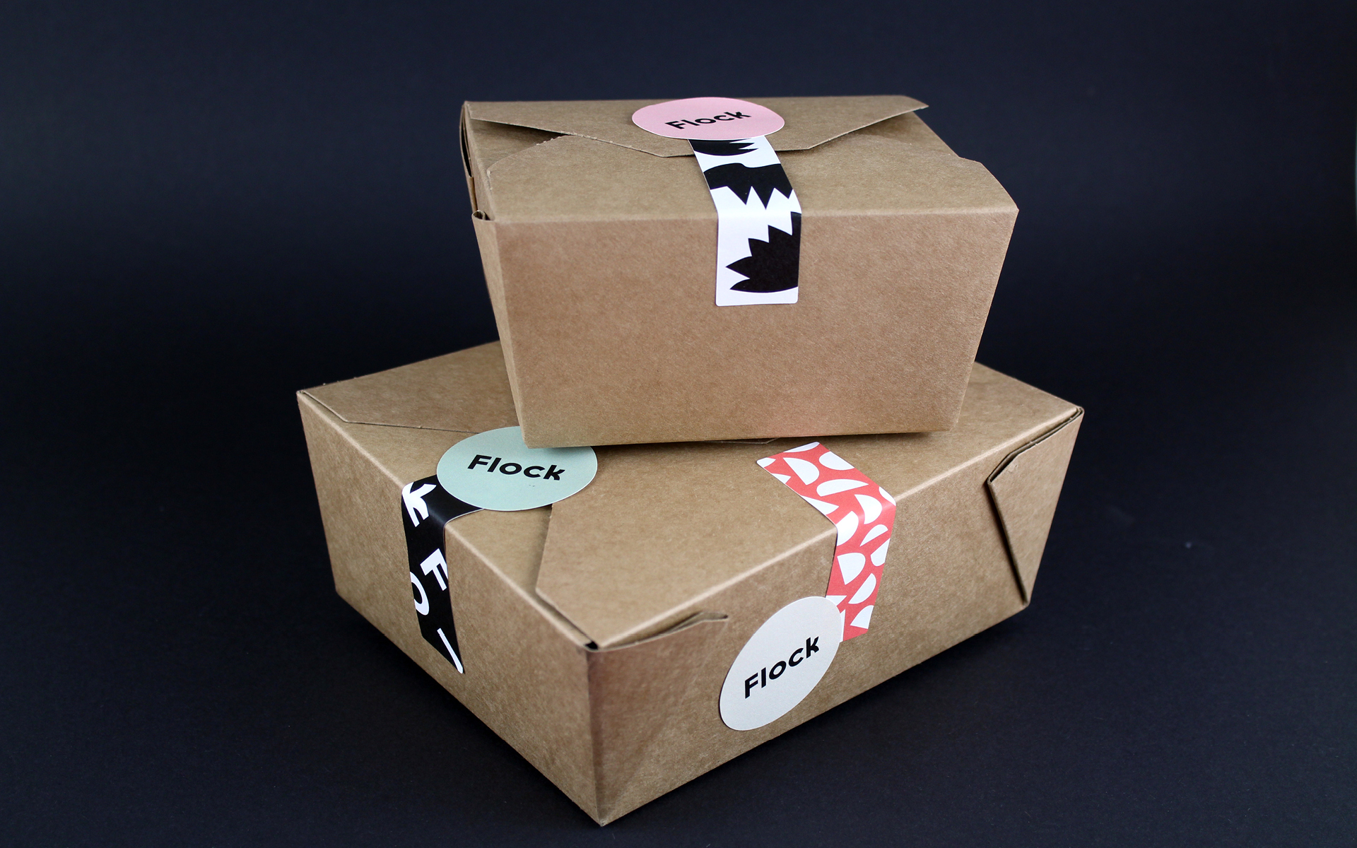 Flock branded packaging