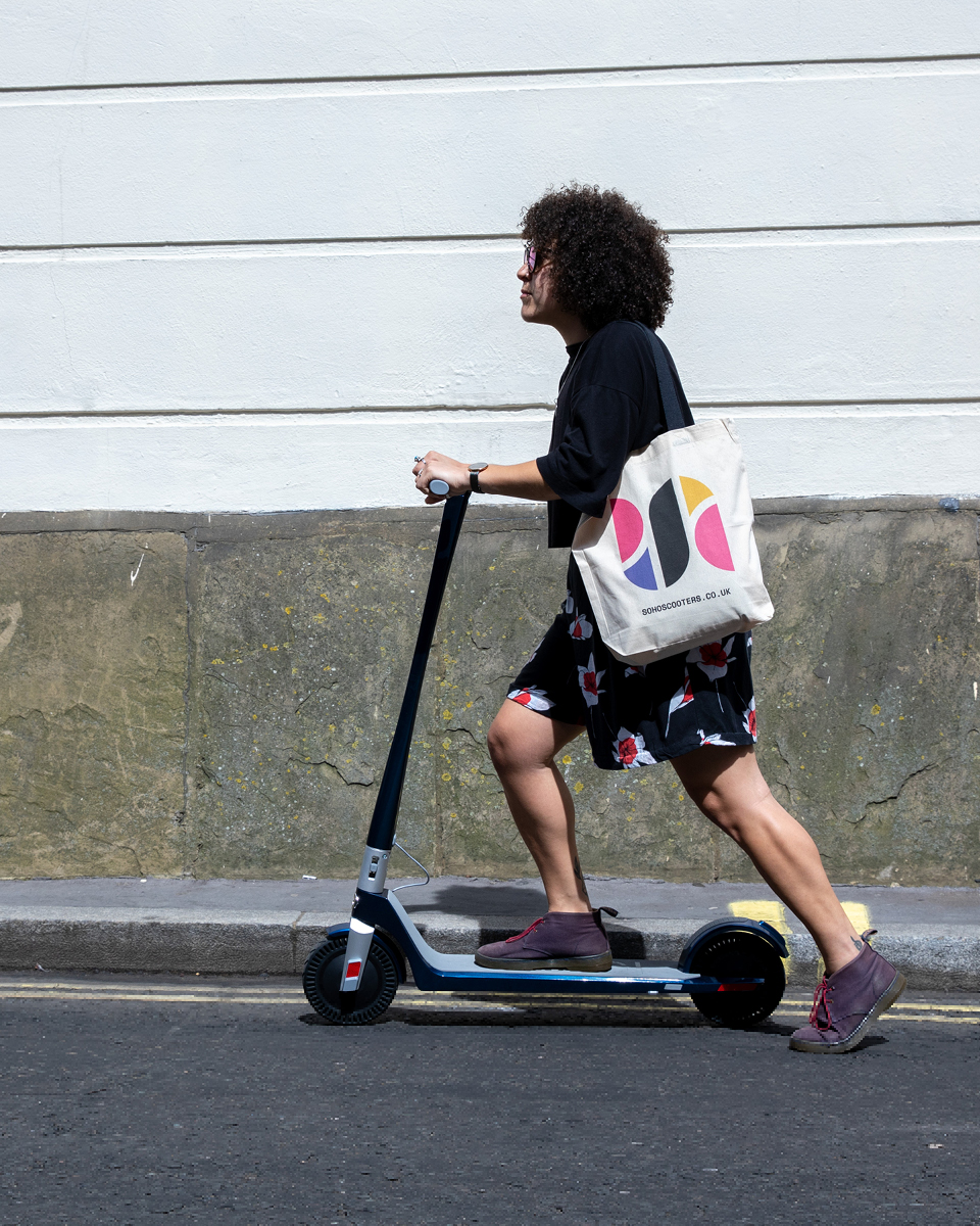 Tote bag design for Soho Scooters