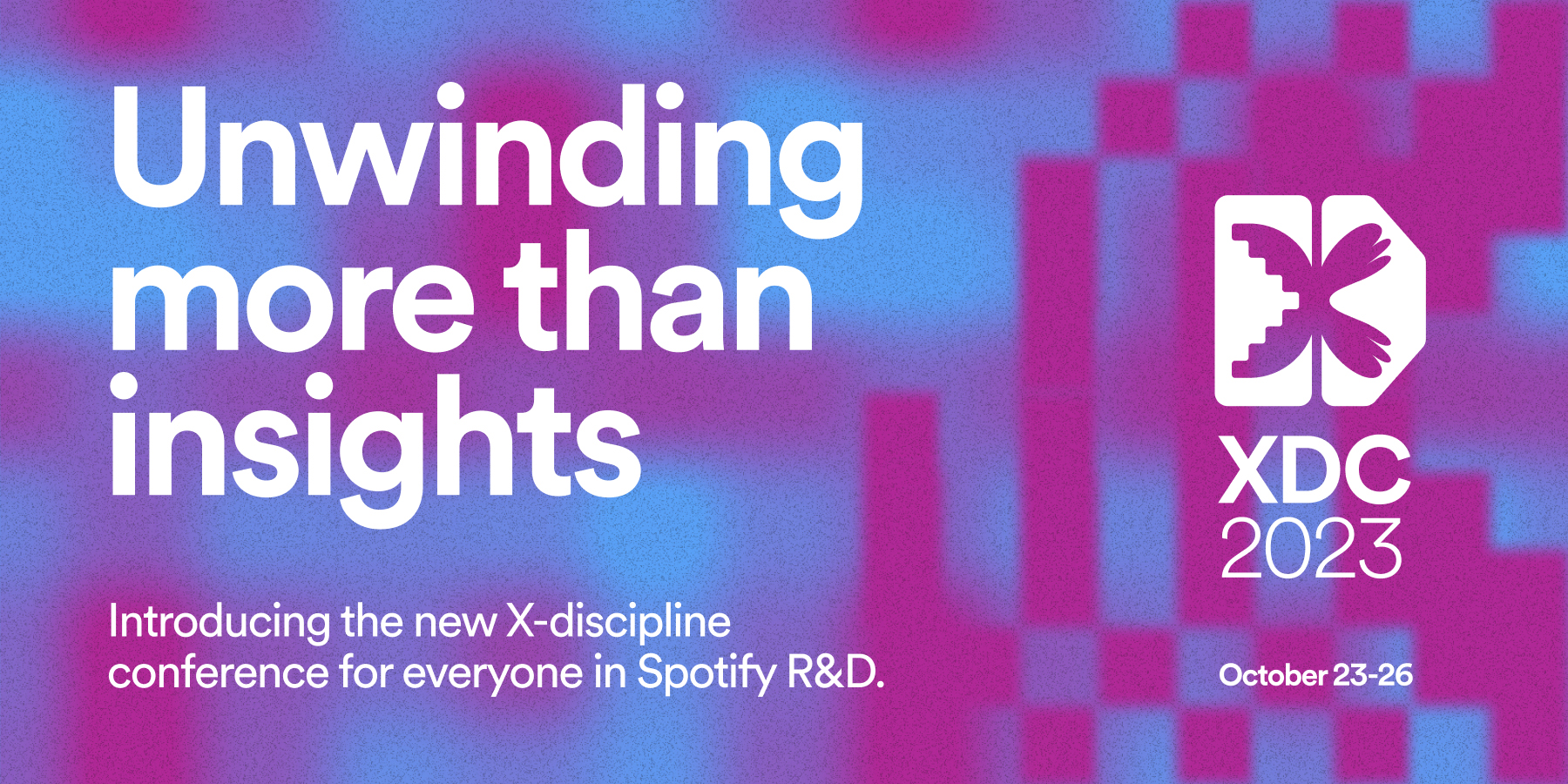 Spotify XDC 2023 logo and communications design